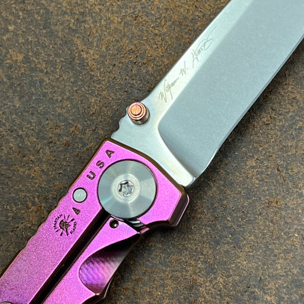 Spartan Blades SHF Custom 3.25" Folder Chromed Pink