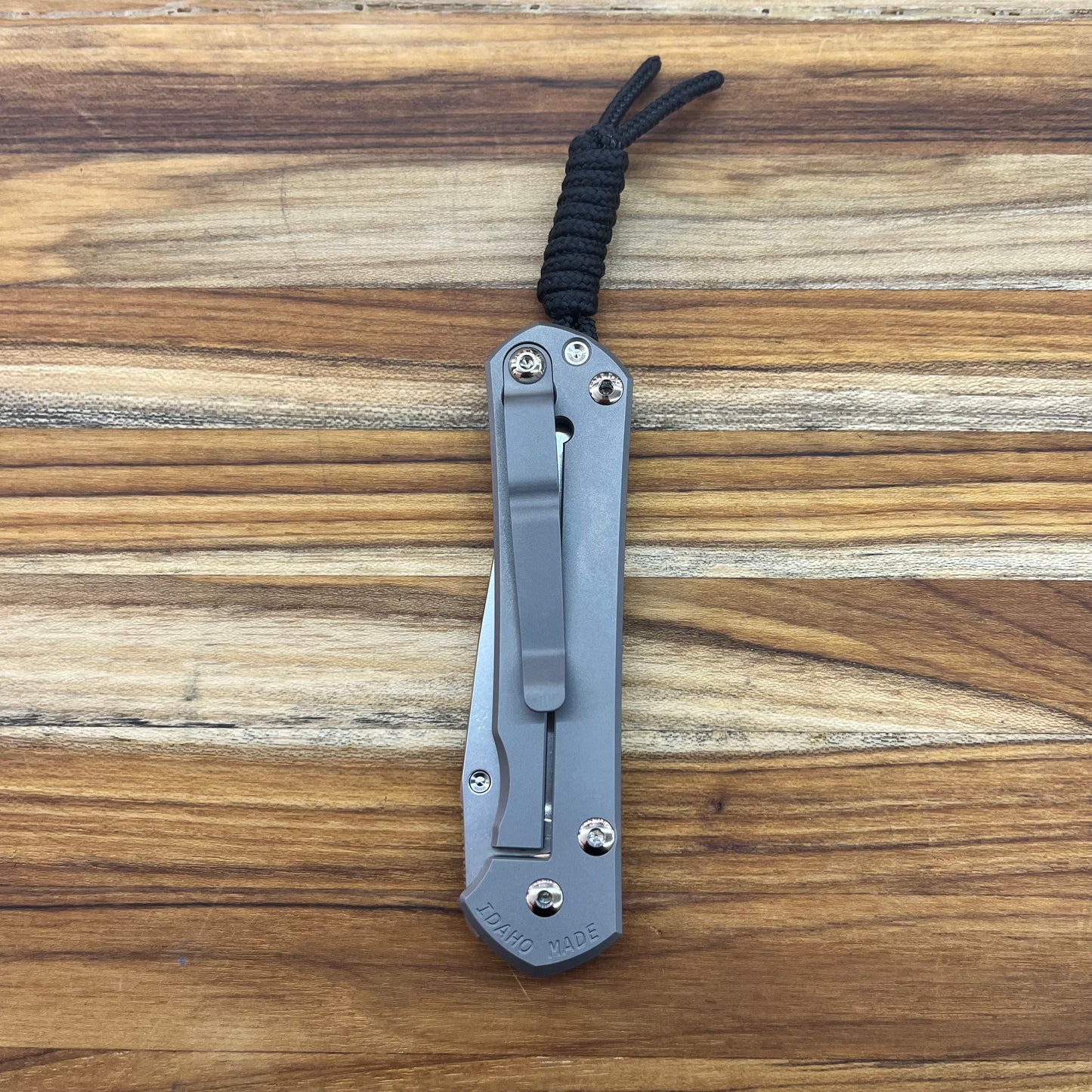 Chris Reeve Small Sebenza 31 3" Folding Knife w/ Forever Flag Titanium Handle