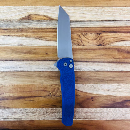 Pro-Tech Malibu Nexus 3" Flipping Knife w/ Blue Aluminum handle