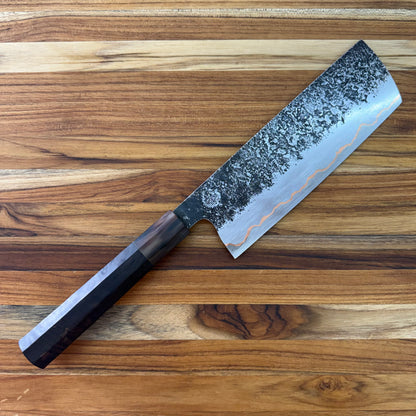 Tung Dao Custom 175mm (6.75")  Nakiri w/ Kháo Burl Wa Handle
