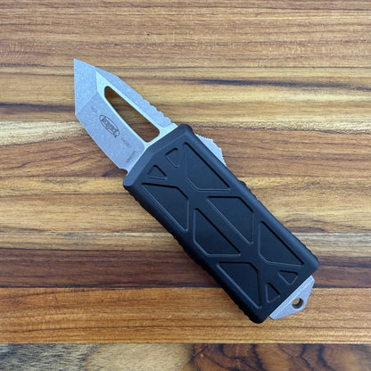 Microtech Exocet T/E 2" OTF w/ Black Aluminum Handle & Money Clip