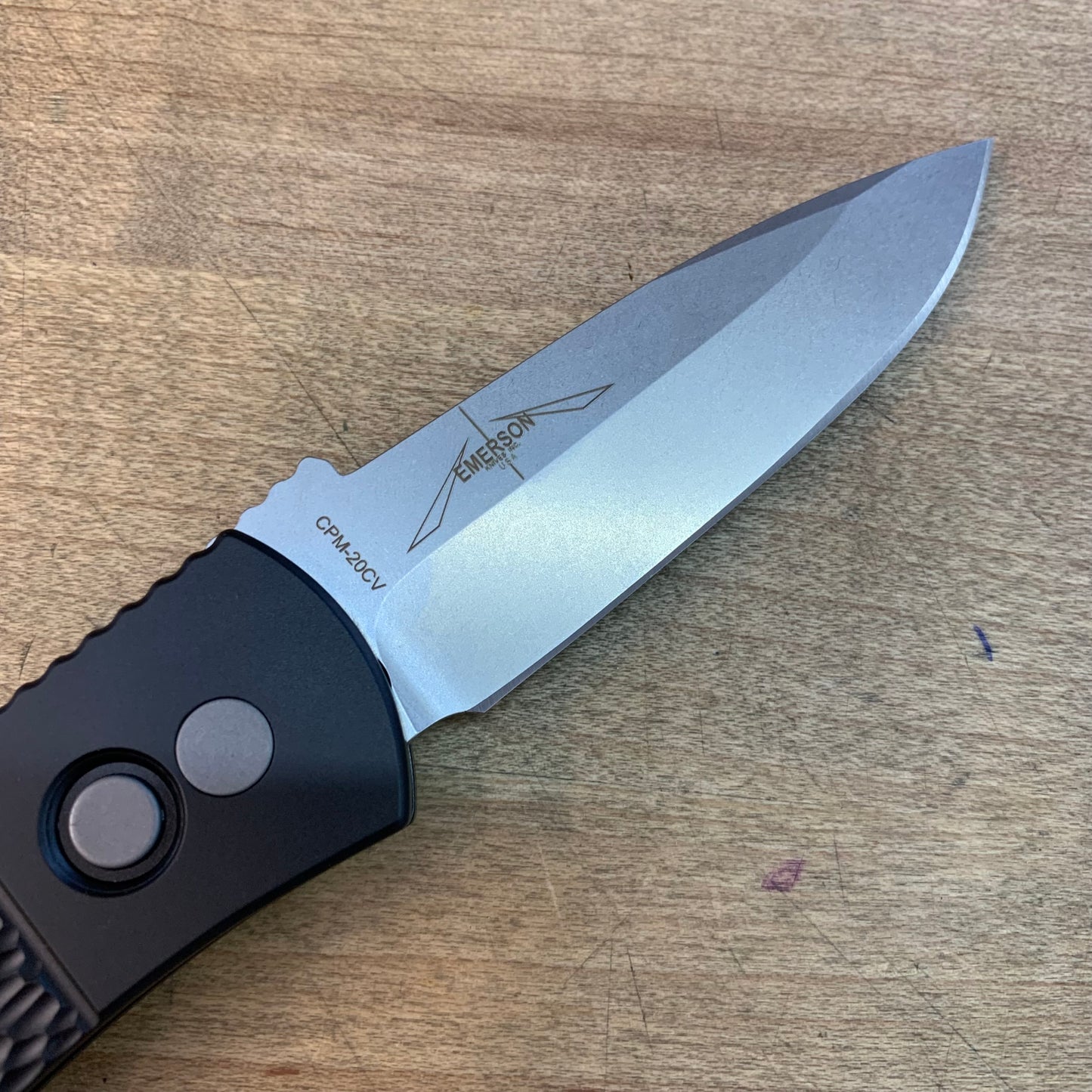 Pro-tech Black Textured CQC7 *LEFT HANDED* Emerson Auto