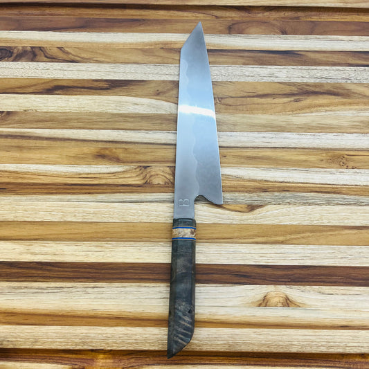 Baldwin Blades 9" Gyuto in 26C3 and Black Ash Burl