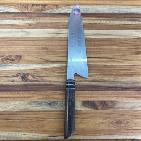 Baldwin Blades 215mm (8.5") Damascus Gyuto w/ Carbon Fiber Handle