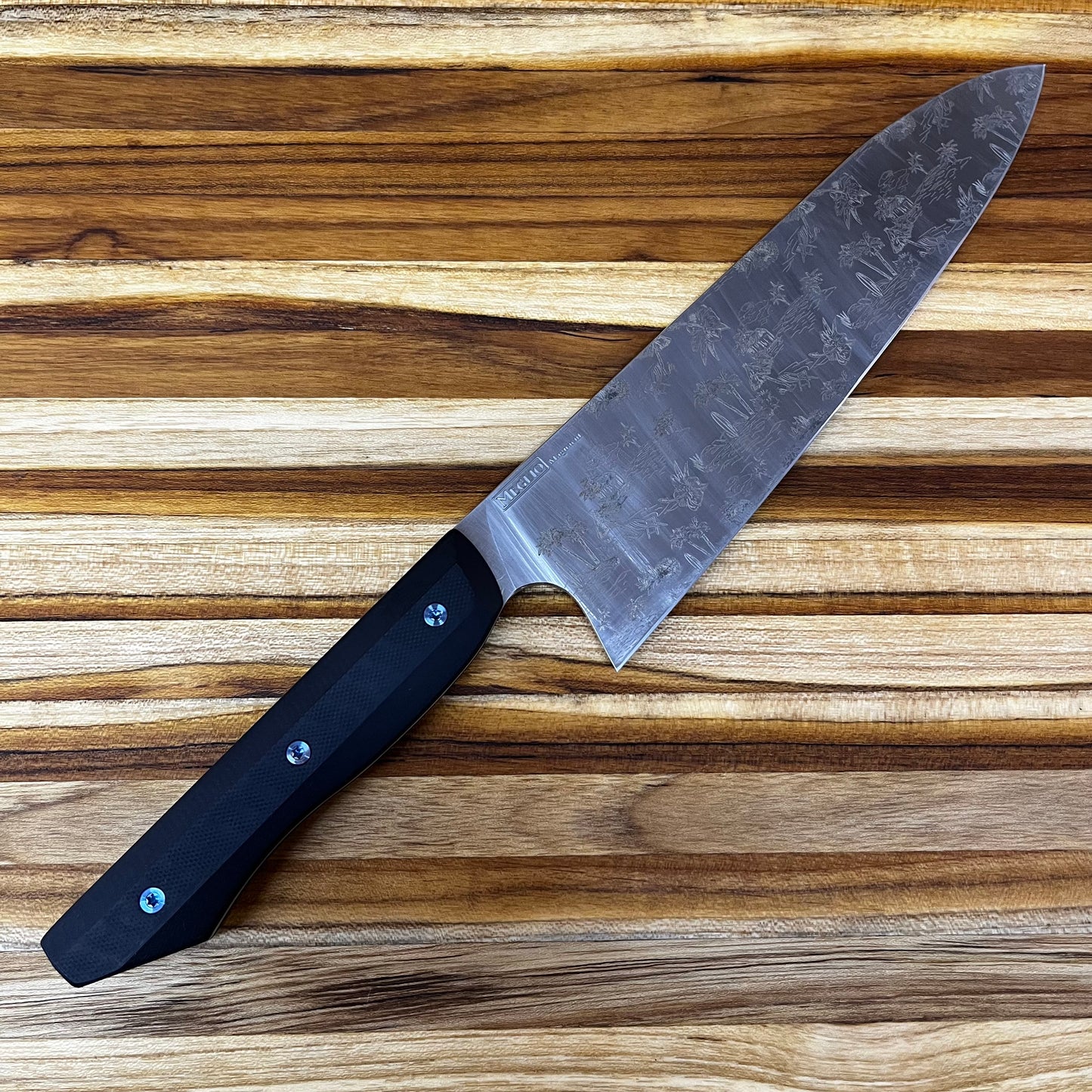 Meglio Gyuto 8" w/ Tropical Pattern