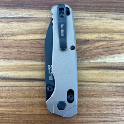 Kershaw Bel Air XL 3.25" Folding Knife w/ Flat Dark Earth Aluminum Handle