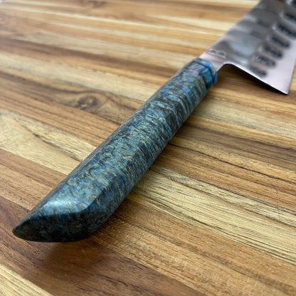 Baldwin Blades 240mm (9.5") K-Tip Gyuto w/ Blue Black Ash Handle