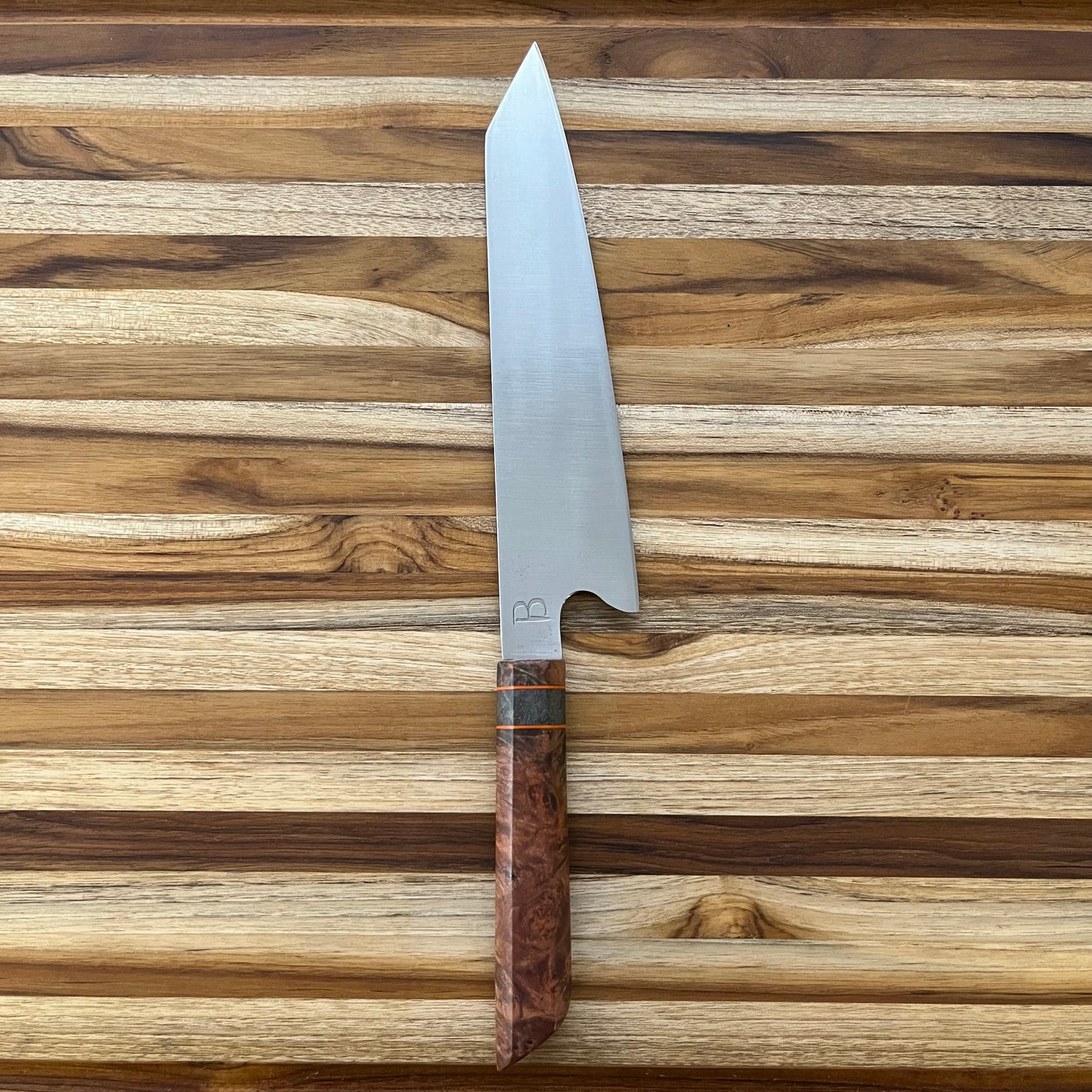 Baldwin Blades 9" K-Tip Gyuto in 26C3 and Redwood Burl