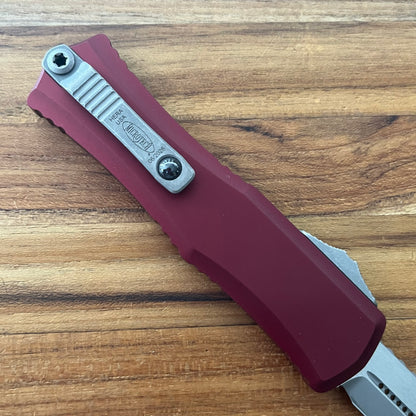 Microtech Hera II Mini 3" Apocalyptic Bayonet OTF w/ Merlot Aluminum Handle