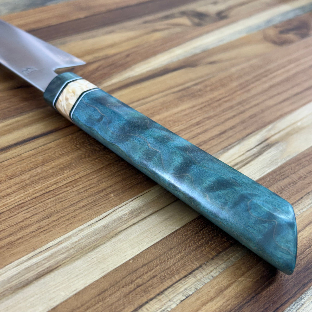 Baldwin Blades 165mm (6.5") Petty w/ K-Tip & Emerald Maple Handle