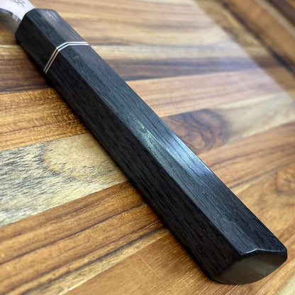 Alfredo Faccipieri 175mm (7") Gyuto w/ 5,000 Year Old Black Bog Oak Handle
