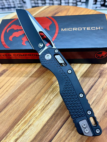 Microtech MSI 3.85" Folding Knife w/ RAM-LOK & Black Polymer