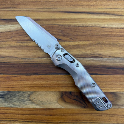 Microtech Marfione Select MSI Mini 3" P/S Folding Knife w/ Fluted Titanium Handle