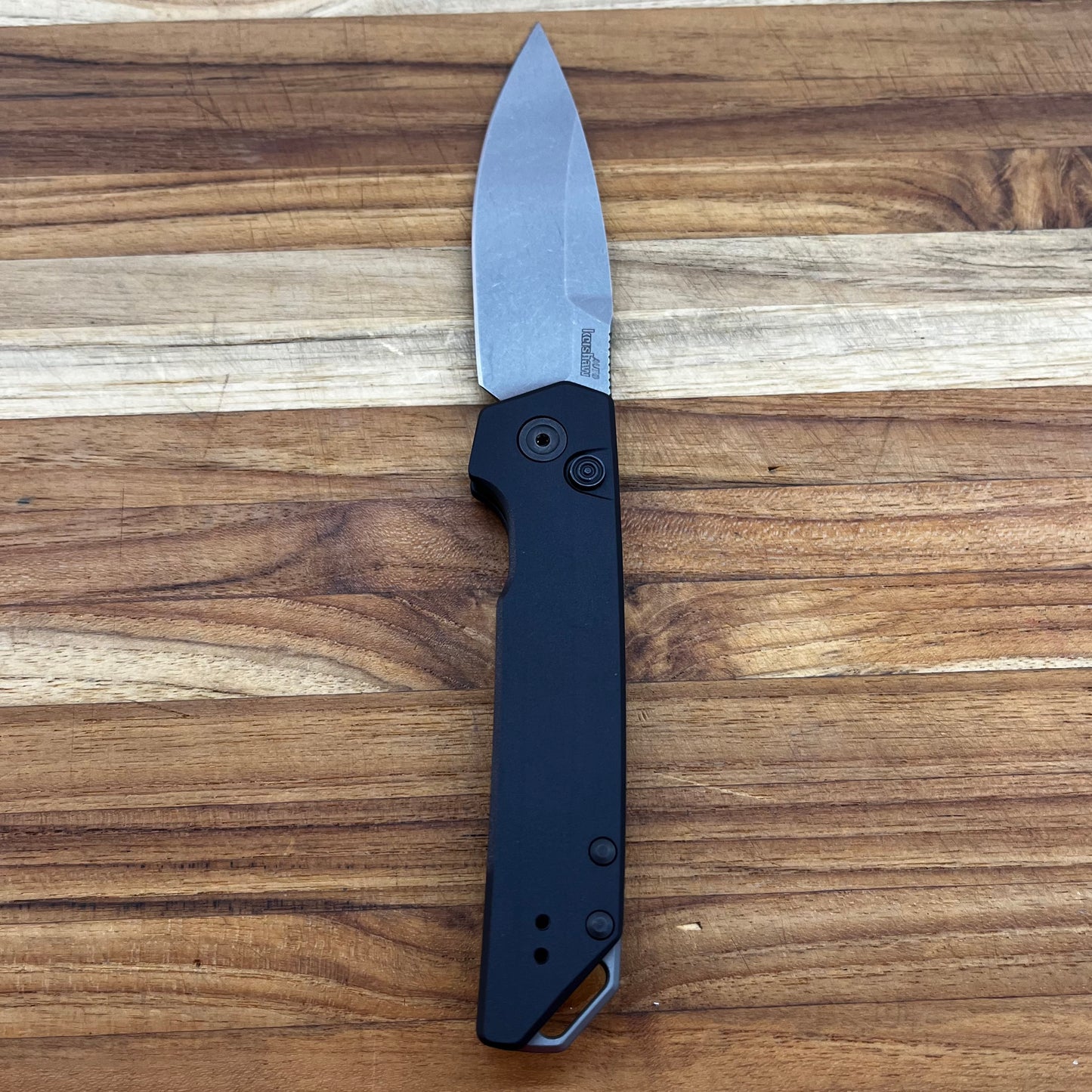 Kershaw Launch Iridium 3.5" Auto w/ Black Aluminum Handle