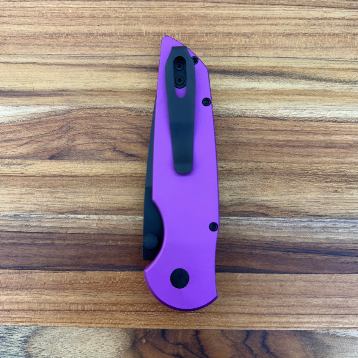 Pro-Tech TR-3 Integrity 3.5" Folding Knife w/ Solid Purple Aluminum Handle