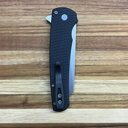 Pro-Tech Malibu 3.25" Flipper w/ Black Dragon Scale Handle