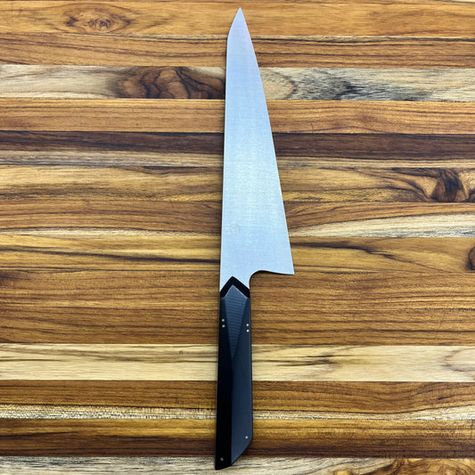 Enceladus 200mm (7.75") Gyuto w/ Black G10 Handle