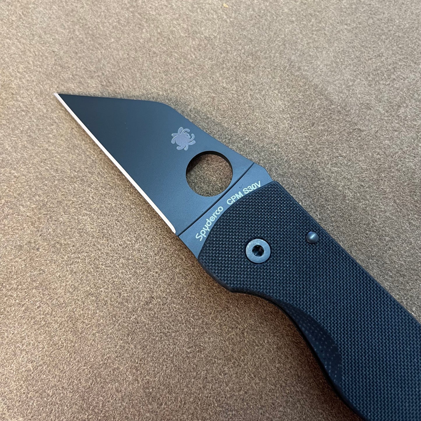 Spyderco Microjimbo 2.45" Wharncliffe All Black Folder