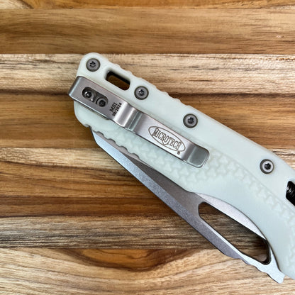 Microtech MSI 3.5" Folding Knife w/ White Injection Molded Polymer