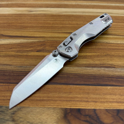 Microtech Marfione Select MSI Mini 3" Folding Knife w/ Fluted Titanium Handle