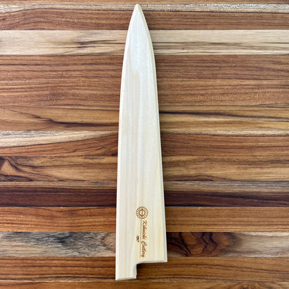 Kikuichi Magnetic Saya 210mm (8.25") Sujihiki w/ Poplar Wood