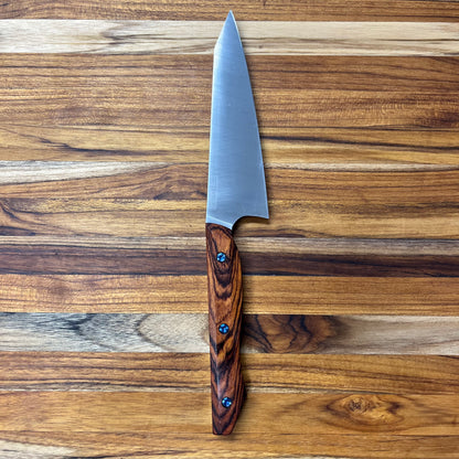 Meglio Semi-Custom 5.25" Satin Petty w/ Cocobolo Handle