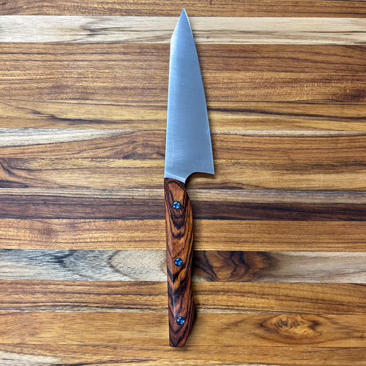 Meglio Semi-Custom 5.25" Satin Petty w/ Cocobolo Handle