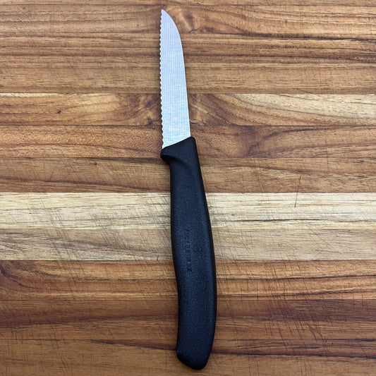 Victorinox Swiss Classic 3.25" Serrated Sheep's Foot w/ Black Handle