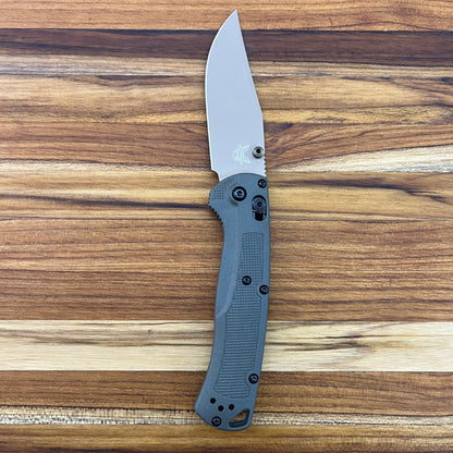 Benchmade Taggedout 3.5" Folding Knife w/ Deep Olive Grivory Handle