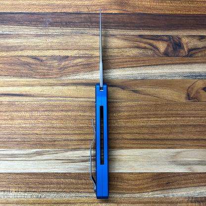 Pro-Tech Godson 3.15" Left-Handed Auto w/ Blue Aluminum Handle