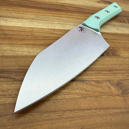 Microtech Culinary 6" Santoku w/ Caribbean Blue G10 Handle