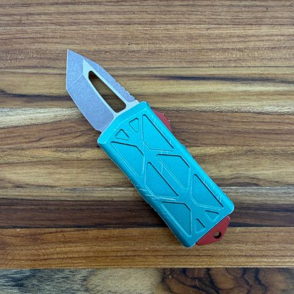 Microtech Signature Series Exocet T/E 2" OTF w/ Bounty Hunter Handle & Money Clip