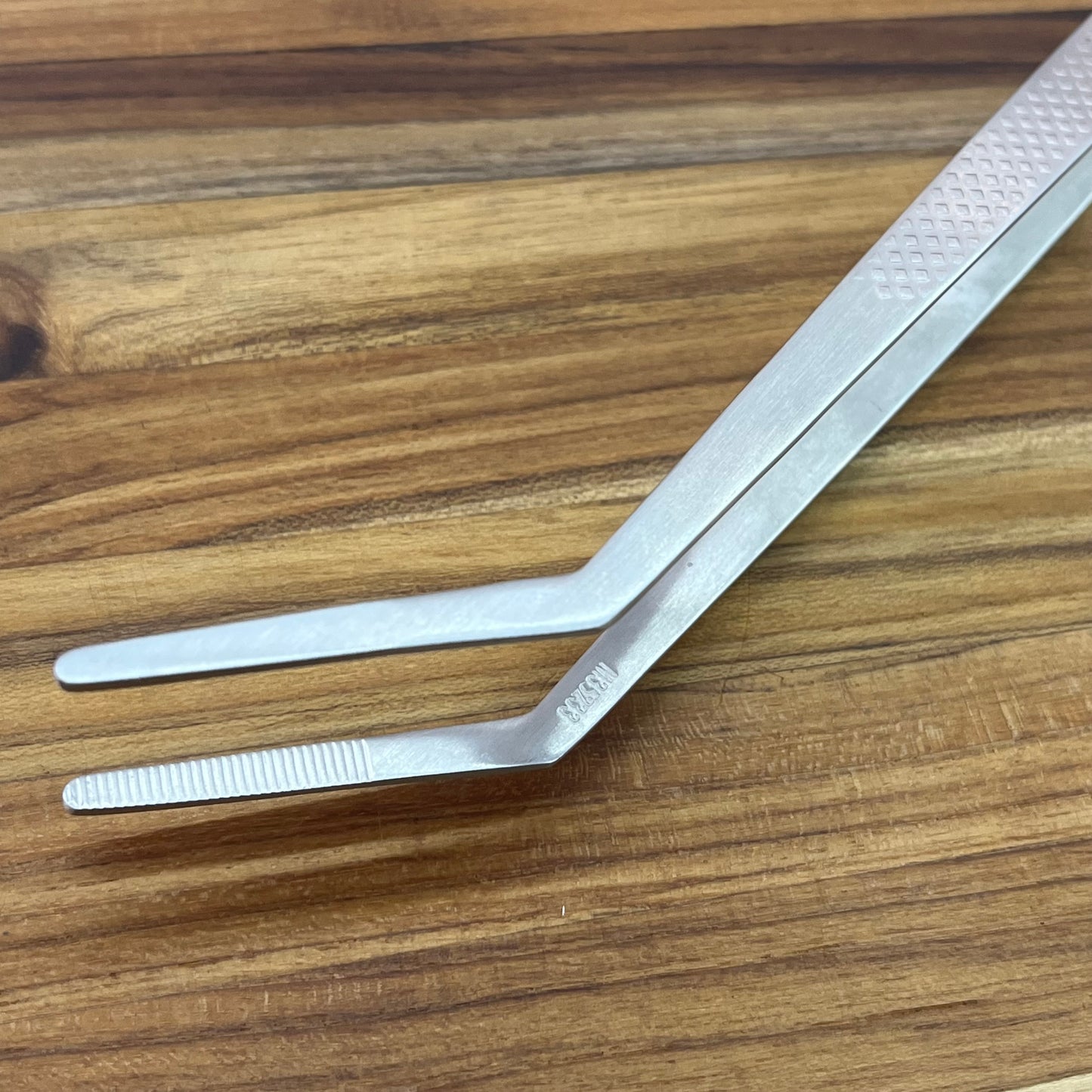 *DISCONTINUED* Mercer Tool Precision Plus 11.75” Satin Plating Tongs w/ Curved Tip