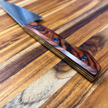 Meglio Semi-Custom 5.25" Satin Petty w/ Cocobolo Handle