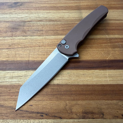 Pro-Tech Malibu 3.25" Flipping Knife w/ Flat Dark Earth Aluminum Handle