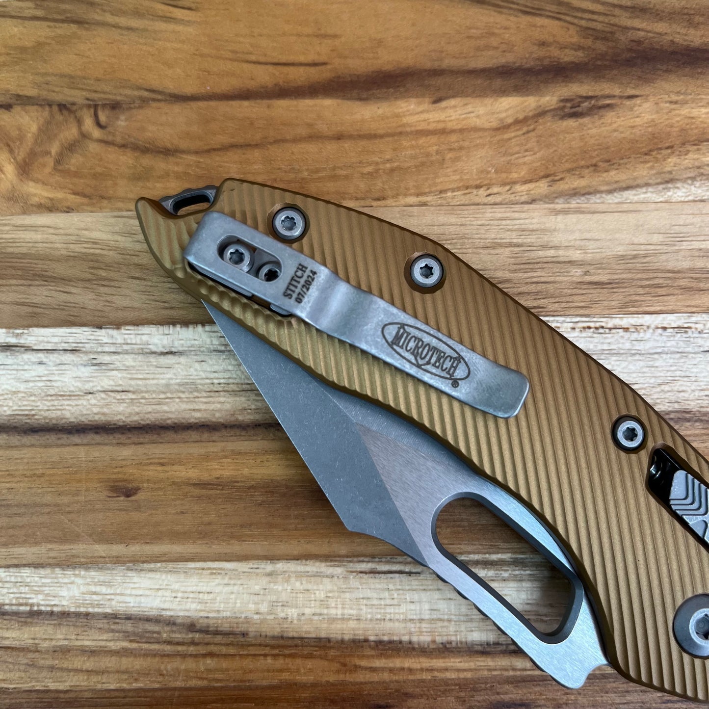 Microtech Stitch 3.5" Folding Knife w/ RAM-LOK