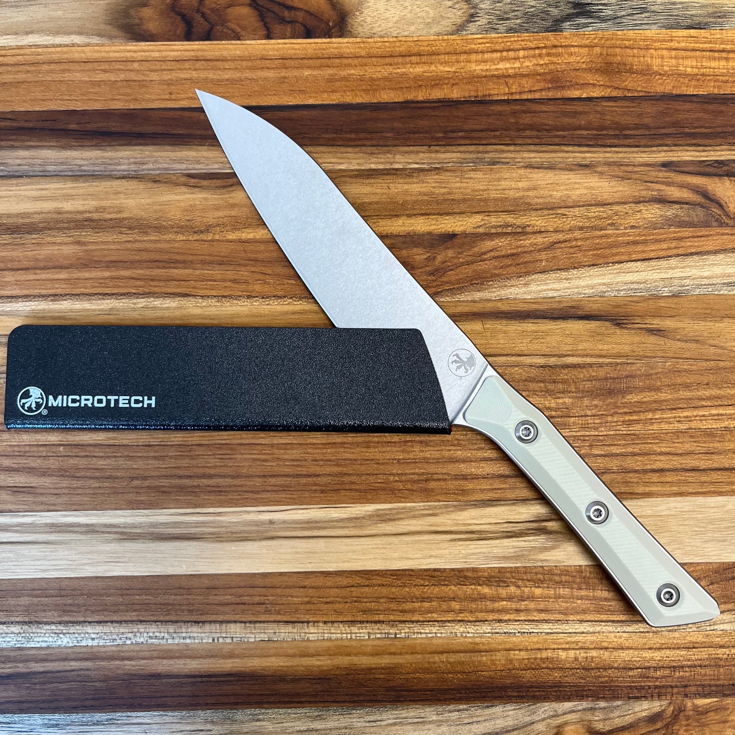Microtech Culinary 6" Utility Knife w/ Ivory G10 Handle
