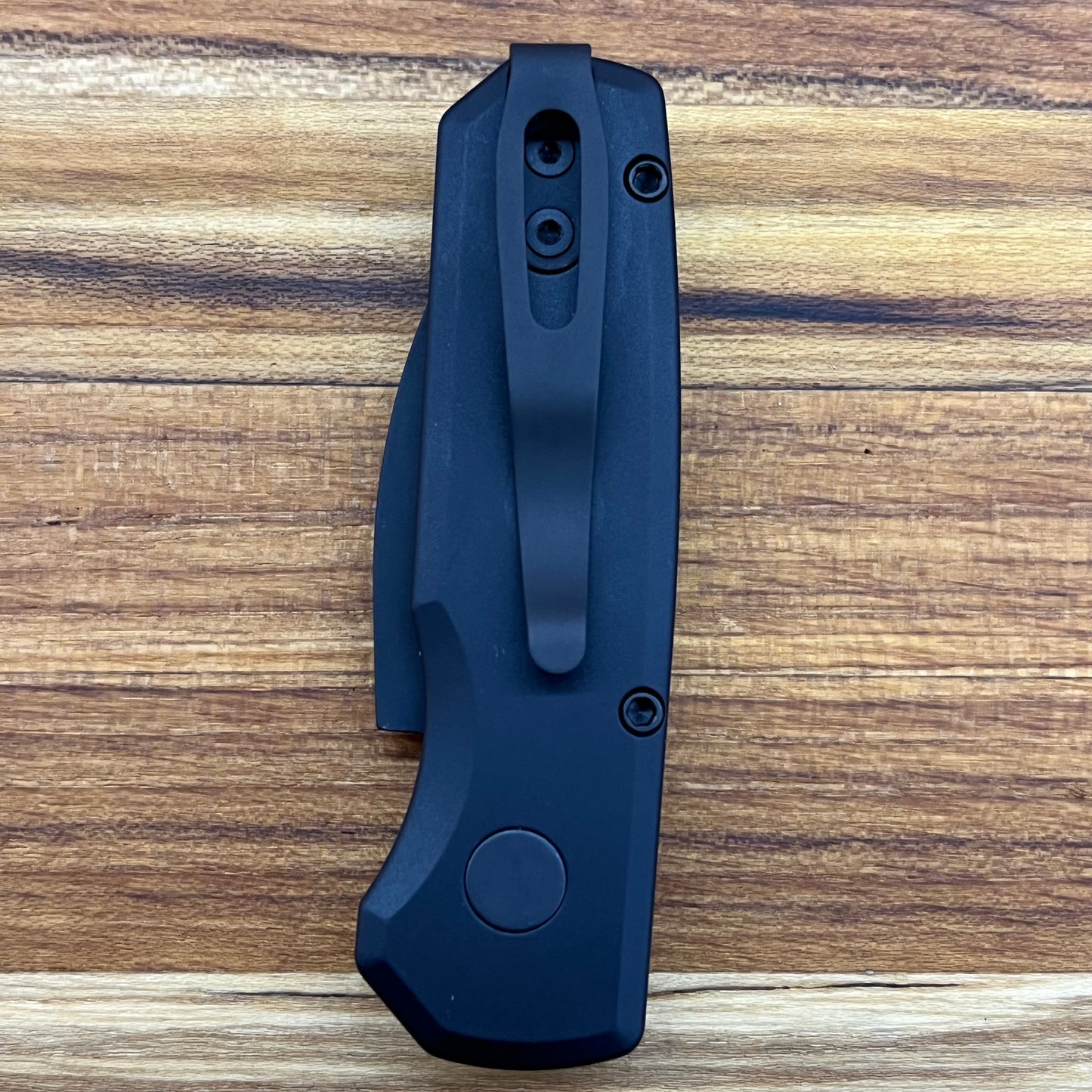 Pro-Tech Runt 5 2" All Black Auto Wharncliffe w/ Black Aluminum Handle
