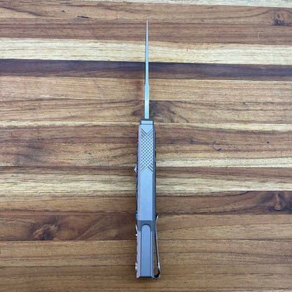 Reate EXO-M 3.25" Drop Point Gravity Knife w/ Multicolor Handle