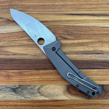 Spyderco SpydieChef Grey Titanium Folder