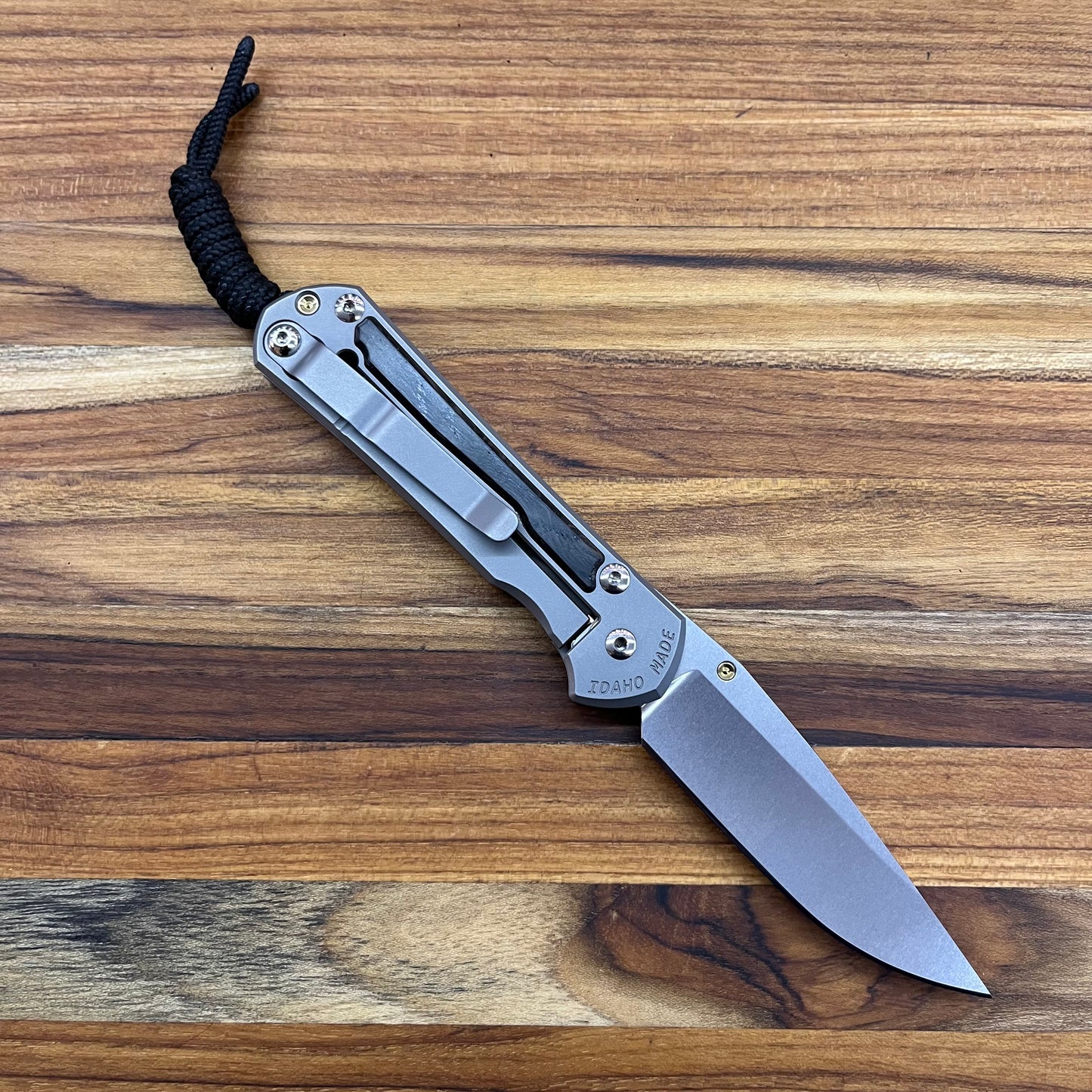 Chris Reeve Knives Small Sebenza 31 3" Folding Knife w/ Bog Oak Inlay