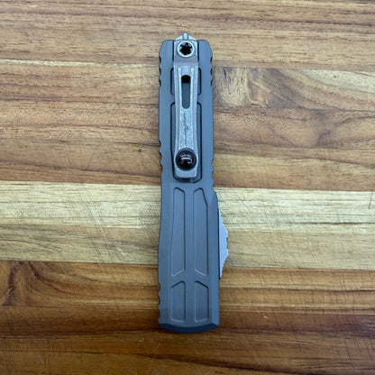 Microtech Ultratech EX ZBP Bayonet 3.5" OTF w/ Grey Aluminum Handle