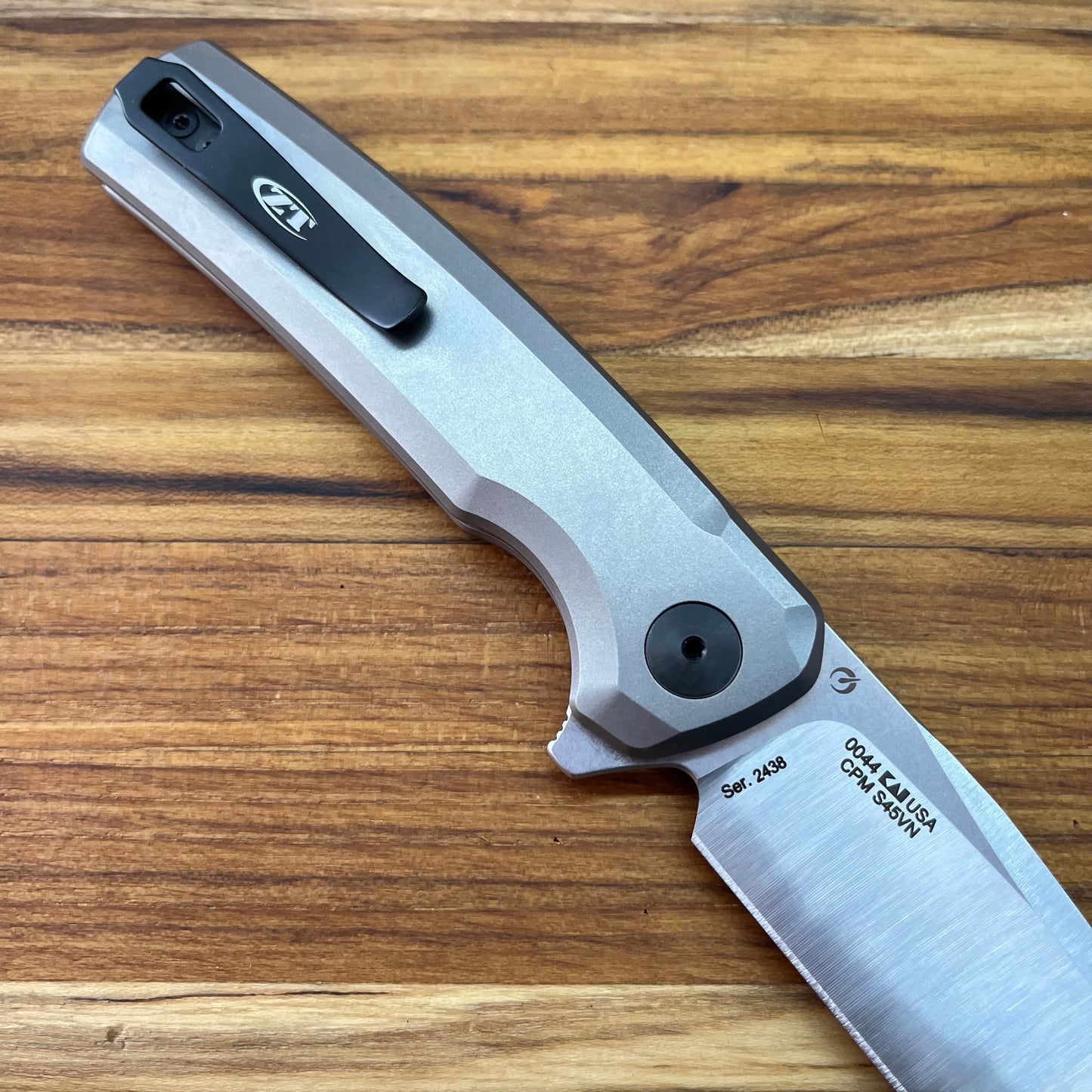 Zero Tolerance ZT Original TI 3" Folding Knife w/ Silver Handle