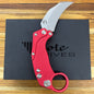Reate EXO-K 3" Stonewash Red Gravity Karambit w/ Trainer Knife