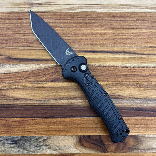 Benchmade Claymore 3.5" Auto w/ Textured Black Grivory Handle