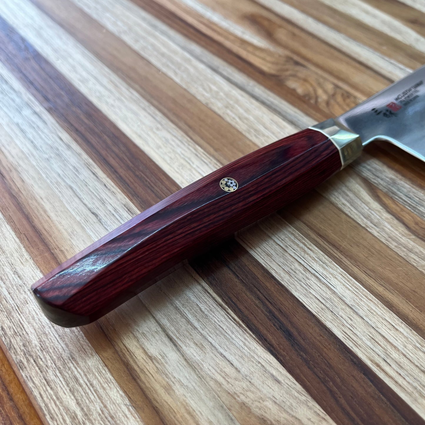 Mcusta Zanmai Revolution Red 180mm (7") Santoku