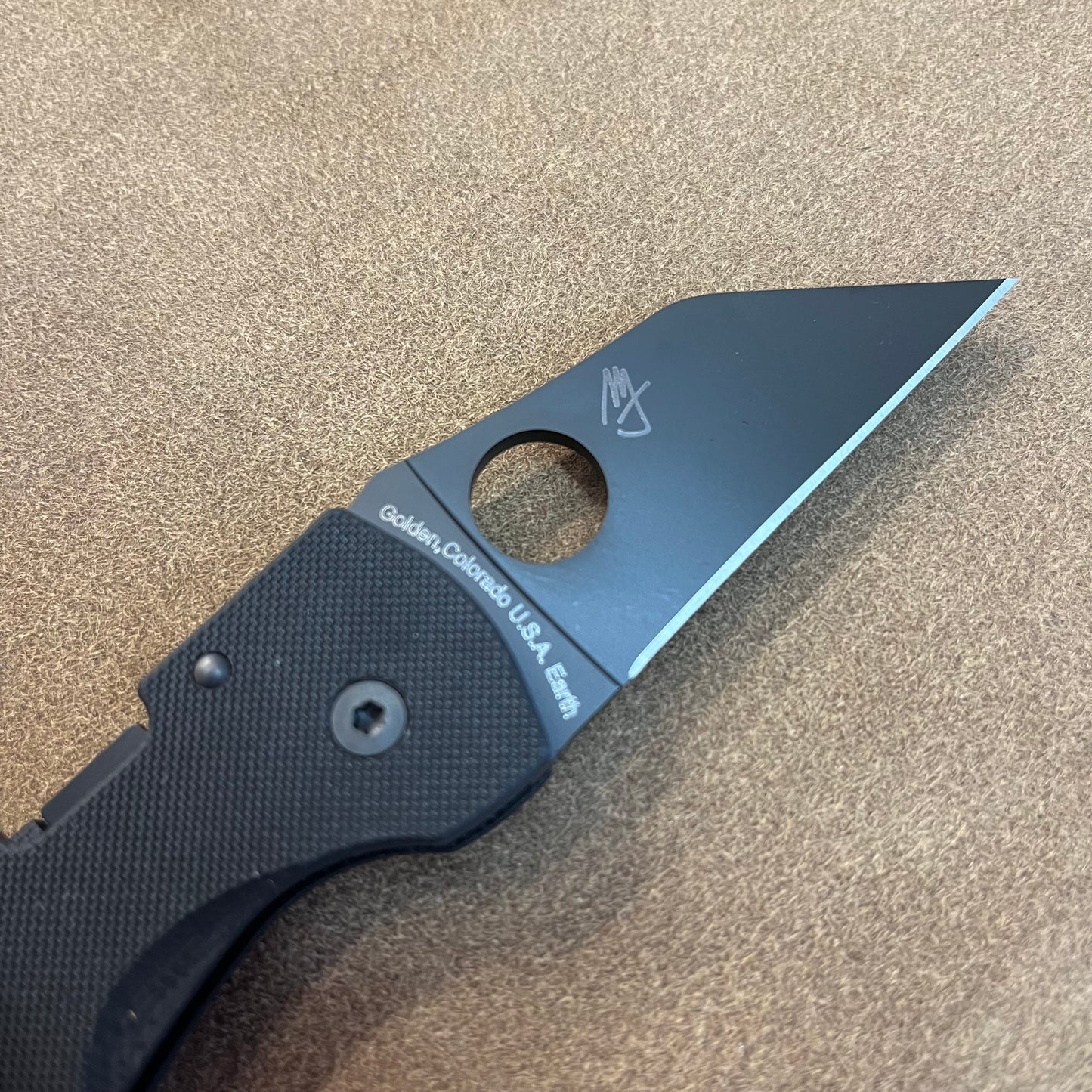 Spyderco Microjimbo 2.45" Wharncliffe All Black Folder