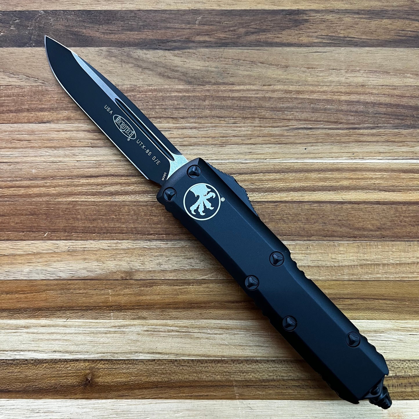 Microtech UTX-85 S/E 3" OTF w/ Black Aluminum Handle