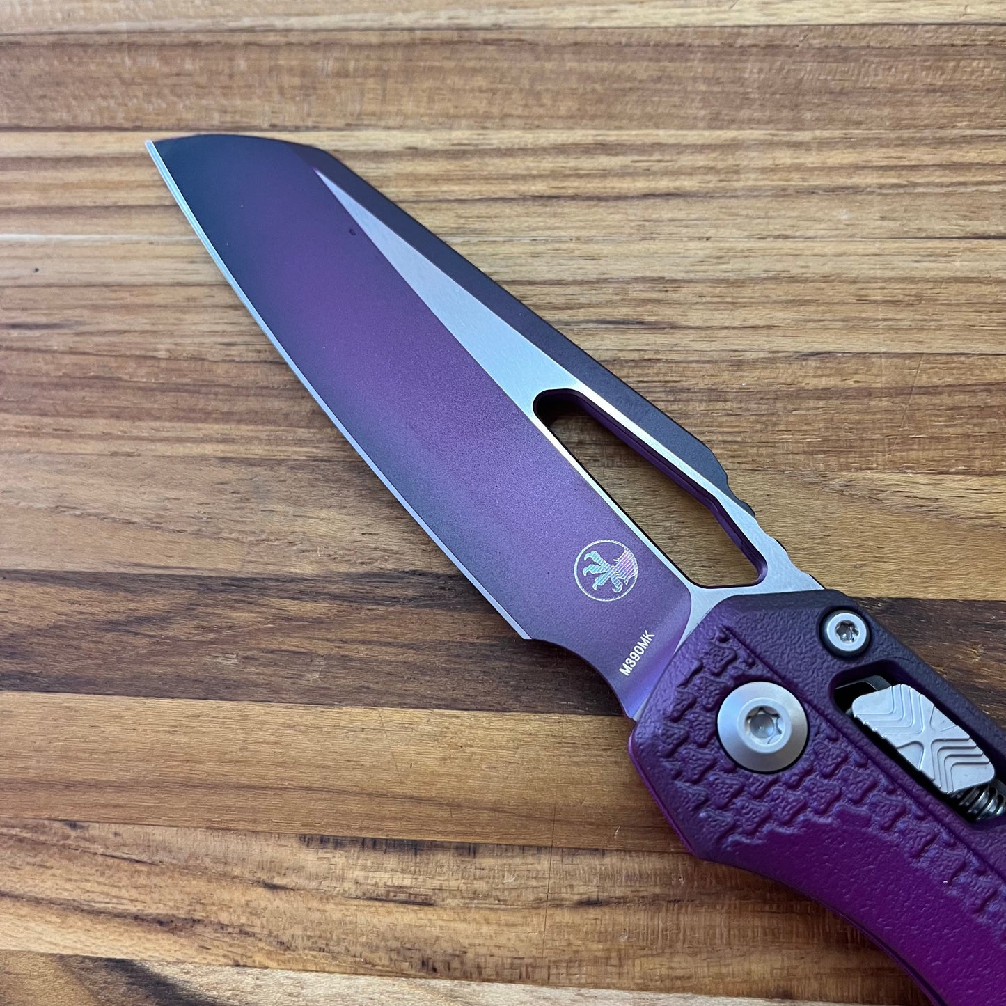 Microtech MSI 4" Folding Knife w/ Faded Sangria Handle