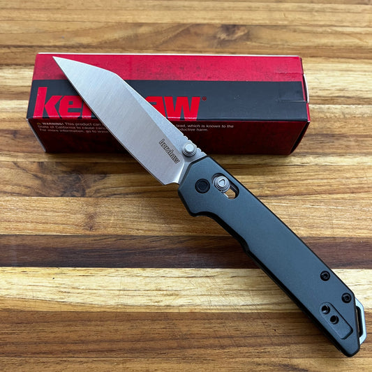 Kershaw Mini Iridium RT 3" Folding Knife w/ Gray Aluminum Handle